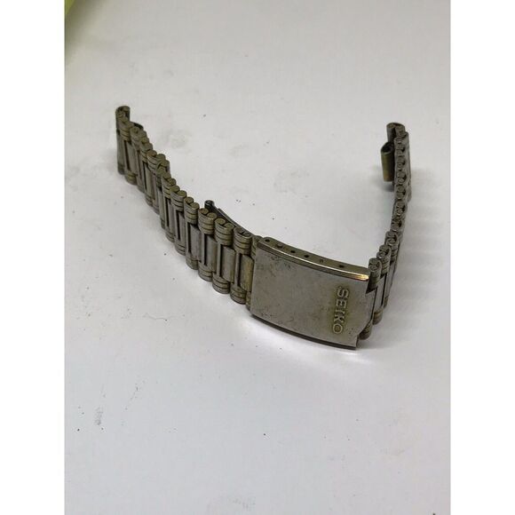 Seiko Links Parts Partial Band Bracelet Men’s Woman’s Authentic 18mm P350 - Picture 5 of 7